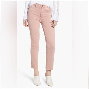 PAIGE Blush Horton Straight Ankle Jeans